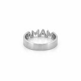 14K Gold MAMA Diamond Band