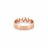 14K Gold MAMA Diamond Band