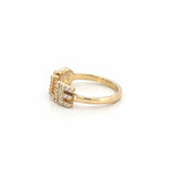 14K Gold Personalized Name Diamond Band