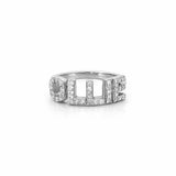 14K Gold Personalized Name Diamond Band