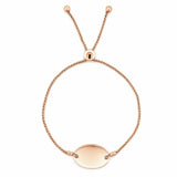 14K Gold Adjustable Personalized ID Bracelet