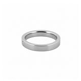 14K Gold Inset Diamond Round Band