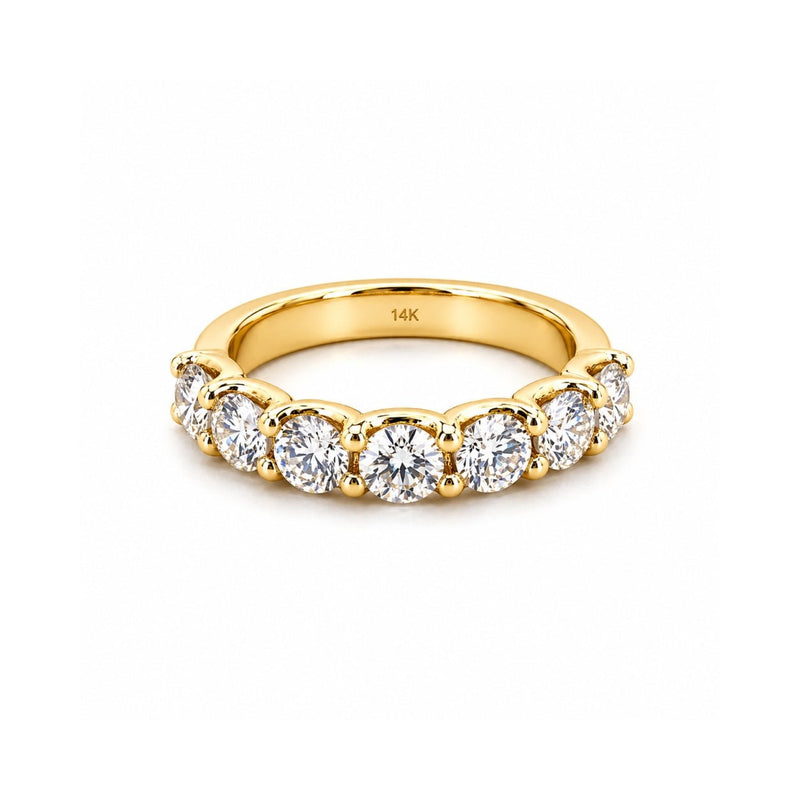 14K Gold 2.15 Carat Diamond Wedding Band