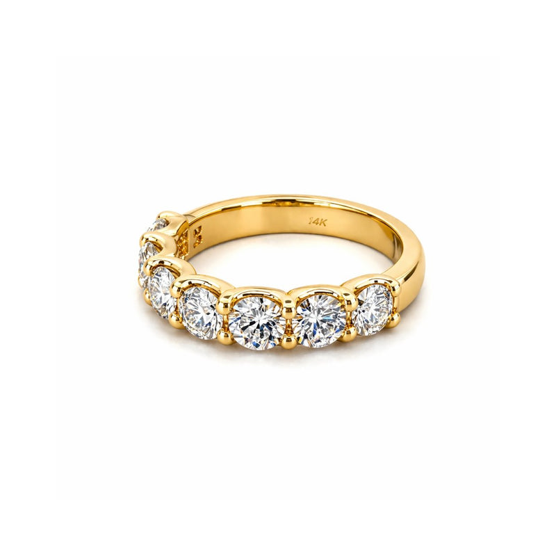 14K Gold 2.15 Carat Diamond Wedding Band