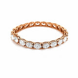 14K Gold 6MM Oval Lab Grown Diamond Tennis Bracelet