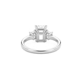 14K Gold Three Stone 2.00 Carat Radiant Cut Lab Grown Diamond Solitaire Engagement Ring