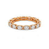 14K Gold Marquise Shared Prong Lab Grown Diamond Eternity Band