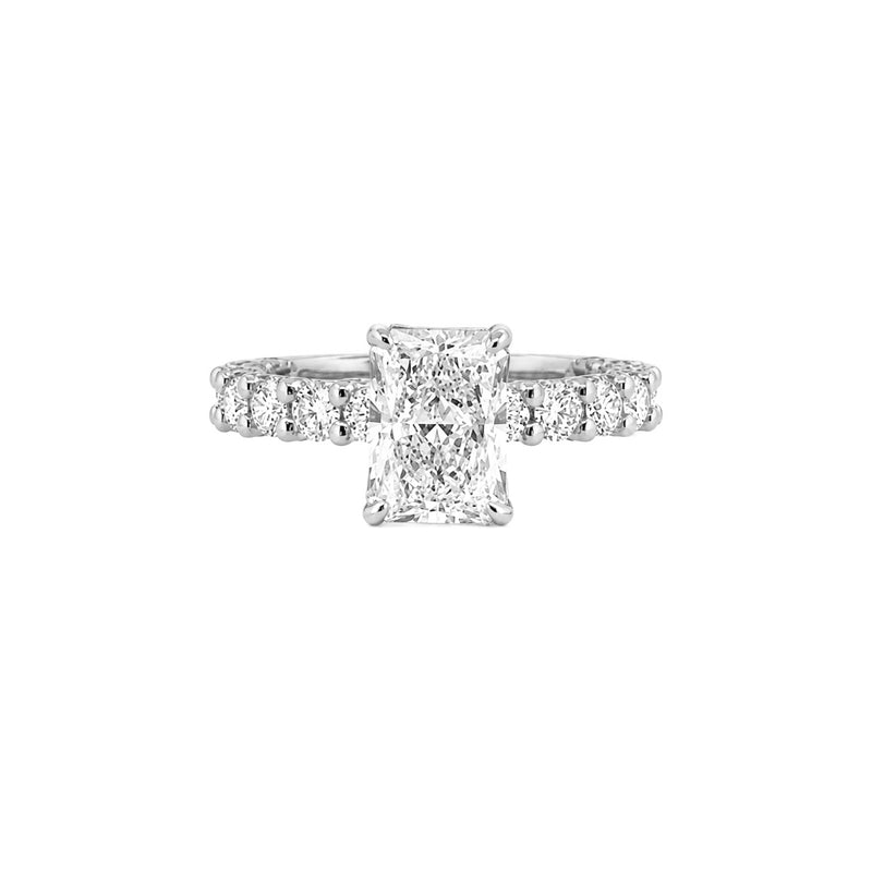 14K Gold 2.00 Carat Lab Grown Diamond Audrey Engagement Ring