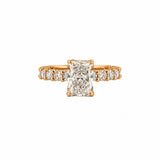 14K Gold 2.00 Carat Lab Grown Diamond Audrey Engagement Ring