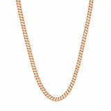 14K Gold Slant Lab Grown Marquise Cut Diamond Tennis Necklace