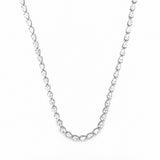 14K Gold East West Lab Grown Pear Cut Diamond Tennis Necklace