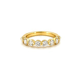 14K Gold 3.5MM Single Prong Diamond Band