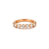 14K Gold 3.5MM Single Prong Diamond Band