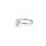 14K Gold Pear Shape Prong Set Diamond Single Stone Ring