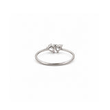 14K Gold Heart and Pear Toi Et Moi Diamond Band