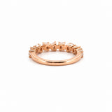 14K Gold Diamond Multi Shape Wedding Band