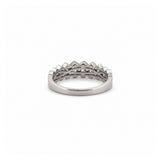 14K Gold Fluted Baguette Bezel Diamond Fashion Band