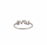 14K Gold Slanted 'LOVE' Diamond Ring