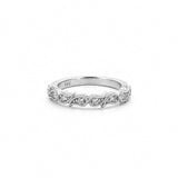 14K Gold Art Deco Paisley Diamond Ring