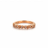 14K Gold Art Deco Paisley Diamond Ring