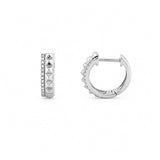14K Gold Studded Diamond Earrings