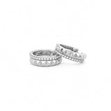 14K Gold Studded Diamond Earrings