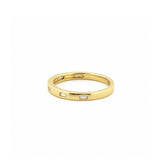 14K Gold Diamond Baguette Band