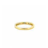14K Gold Diamond Baguette Band