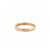 14K Gold Diamond Baguette Band