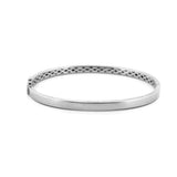 14K Gold Diamond Spaced Baguette Bangle