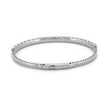 14K Gold Flexible Halfway 5.00 Carat Natural Tennis Bangle