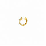 14K Gold Art Deco Baguette Earrings