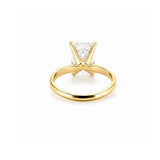 14K Gold 3.00 Carat Radiant Lab Grown Diamond Solitaire Engagement Ring