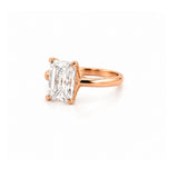 14K Gold 3.00 Carat Radiant Lab Grown Diamond Solitaire Engagement Ring