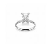 14K Gold 3.00 Carat Radiant Lab Grown Diamond Solitaire Engagement Ring