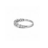 14K Gold Pear and Round Diamond Band