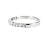 14K Gold 2MM Diamond Prong Band