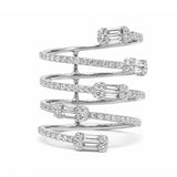 14K Gold Fashion Baguette Ring