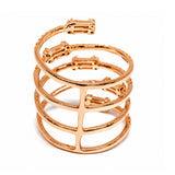 14K Gold Fashion Baguette Ring