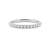 14K Gold 1.5MM Diamond Prong Set Band