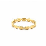 14K Gold Marquise Style Half Eternity 2MM Band