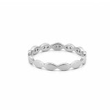 14K Gold Marquise Style Half Eternity 2MM Band