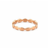14K Gold Marquise Style Half Eternity 2MM Band