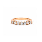 14K Gold Single Prong Diamond Band