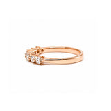14K Gold Single Prong Diamond Band