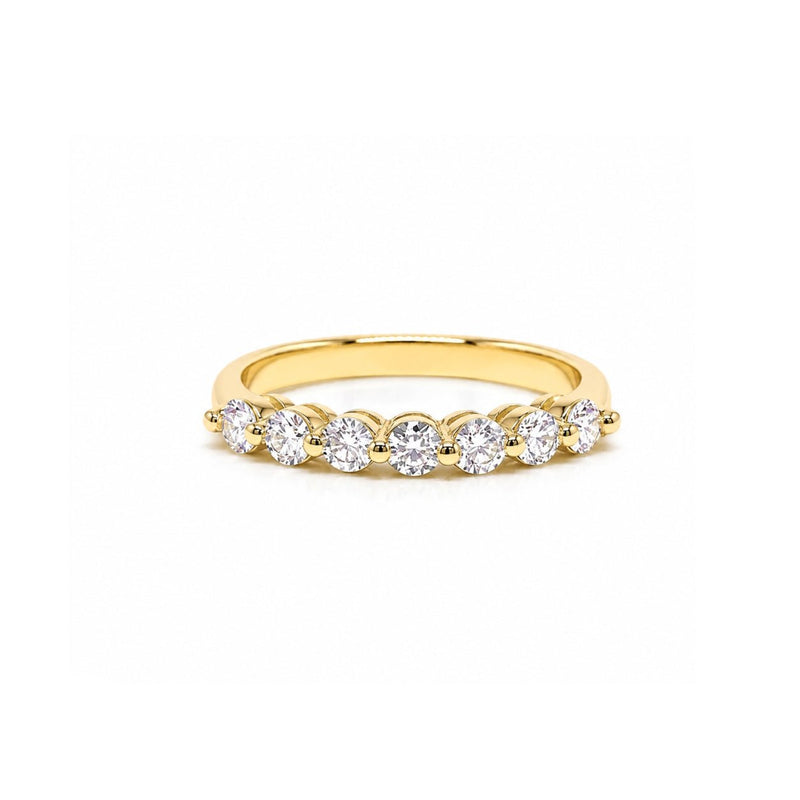 14K Gold Single Prong Diamond Band