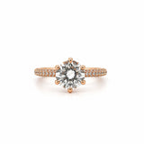 The Bow Engagement Ring With 3.00 Carat Round Brilliant Lab Grown Center Stone