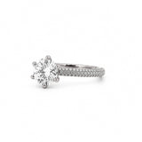 The Bow Engagement Ring With 3.00 Carat Round Brilliant Lab Grown Center Stone