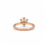 The Bow Engagement Ring With 3.00 Carat Round Brilliant Lab Grown Center Stone