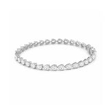 14K Gold East West Lab Grown Pear Cut Diamond Tennis Bracelet